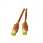 Cavo di rete EFB Elektronik 0,5 m RJ45 Cat6a arancione
