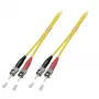 Cavo in fibra ottica EFB Elektronik O2003.20 20 m ST giallo