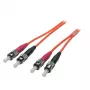 Cavo in fibra ottica EFB Elektronik O6013.15 15 m ST arancione