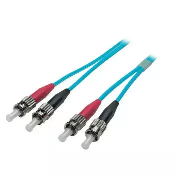 Cavo in fibra ottica EFB Elektronik O7013.15 15 m ST turchese