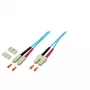 Cavo in fibra ottica EFB Elektronik O7413.3 3 m SC turchese