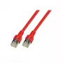 EFB Elektronik K5458.1,5 Cavo patch RJ45, Cat.5e SF/UTP, 1,5 m, rosso