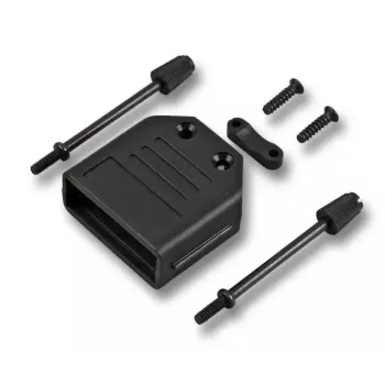 EFB Elektronik Cappuccio D-Sub Flip-Top, 15 pin, nero