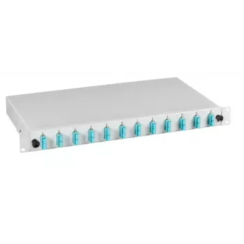 EFB Elektronik B71203.12OM3 Box di giunzione per fibra ottica, SC 50/125 µm OM3, 12 pigtail/6 accoppiatori, estraibile