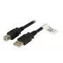 Cavo USB EFB Elektronik K5256SW.1,8 1,8 m USB A USB B nero