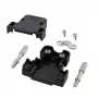 EFB Elektronik E-DH09 Cappuccio D-Sub, 9 pin, nero