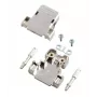 EFB Elektronik E-DH15 Cappuccio D-Sub metallizzato, 15 pin, argento