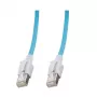 EFB Elektronik DCK1001BL.1,5 Cavo patch RJ45 LED, Cat.6A S/FTP, 1,5 m, blu