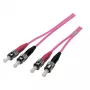 Cavo patch in fibra ottica EFB Elektronik O0348.7 7,5 m OM4 ST–ST viola