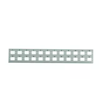Kit di montaggio Telegärtner H02025A0114 argento metallo