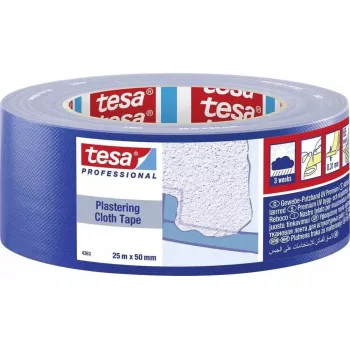 Nastro in tessuto per pulizia Tesa 04363 25 m x 31 mm blu