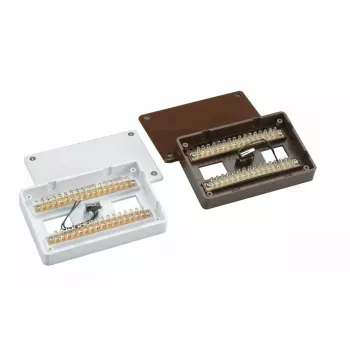 Blocco di distribuzione cavi ABUS Security Center VT4100W, bianco, 32 connessioni