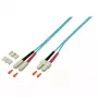 EFB Elektronik O0318.10 Cavo patch in fibra ottica Duplex, SC-SC, OM4 50/125 µm, LSZH, 10 m, viola
