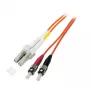 Cavo in fibra ottica EFB Elektronik O0321.10 10 m LC ST arancione