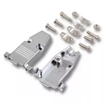 EFB Elektronik E-GP15G Cappuccio D-Sub completamente in metallo con scarico di tensione, 15 pin