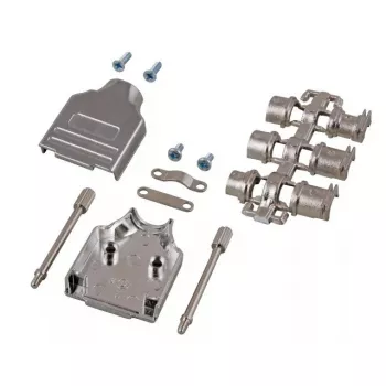 EFB Elektronik E-MHDM 37-K Cappuccio D-Sub completamente in metallo, 180°, 37 pin