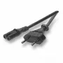 Cavo di alimentazione EFB Elektronik EK502.2 nero 2 m connettore femmina C7