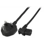 Cavo di alimentazione EFB Elektronik EK460.1,8 nero 3 m BS 1363/A connettore femmina C13