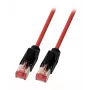 Cavo di rete EFB Elektronik K8048PUI3 RJ-45 Cat6a 3 m nero rosso