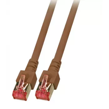 EFB Elektronik K5517.0,15 Cavo patch RJ-45 Cat6 S/FTP, 0,15 m, marrone