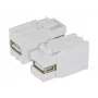 Modulo keystone EFB Elektronik EB498V2 piatto bianco