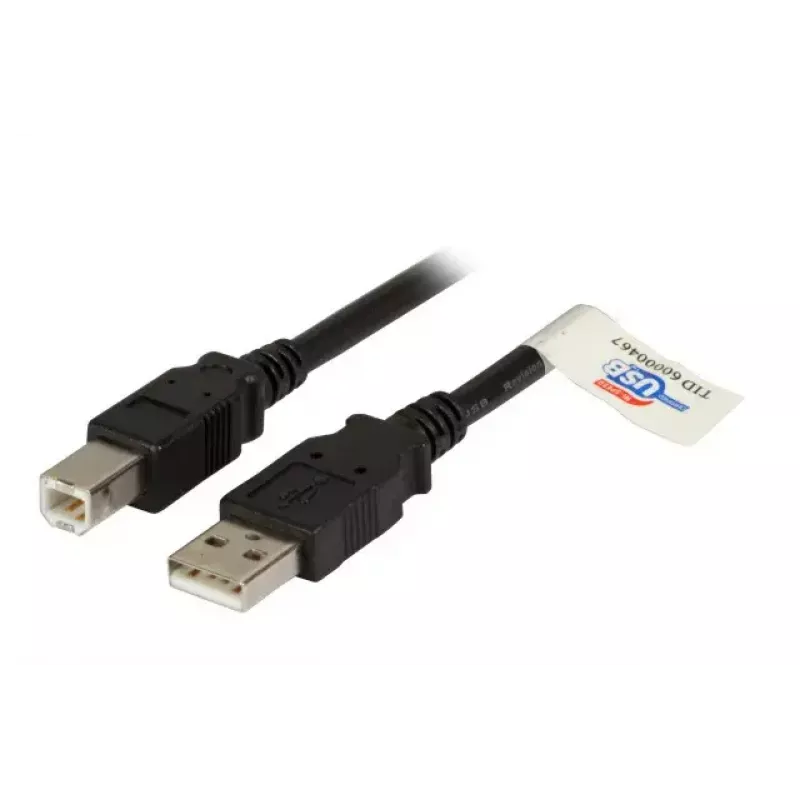 Cavo dati USB 2.0 EFB Elektronik K5256SW.1,5 — USB A a USB B, 1,5 m, nero