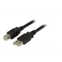 Cavo dati USB 2.0 EFB Elektronik K5256SW.1,5 — USB A a USB B, 1,5 m, nero