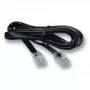 Cavo telefonico EFB Elektronik K2402SW.1 1 m nero