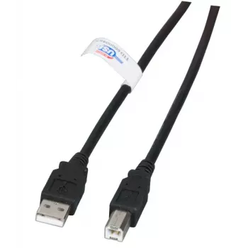 Cavo USB EFB Elektronik K5203.3 3 m USB A USB B nero