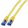 EFB Elektronik K5525FGE.15 Cavo patch RJ-45 Cat6a S/FTP, 15 m, giallo