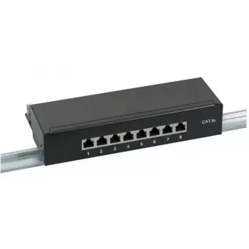 Patch panel EFB Elektronik 37737SW.8 RJ-45 10000 Mbit/s nero 1U