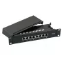 Patch panel EFB Elektronik 37737SW.8 RJ-45 10000 Mbit/s nero 1U