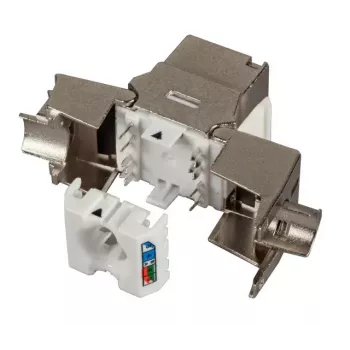 Modulo keystone EFB Elektronik E-20092 piatto argento RJ-45