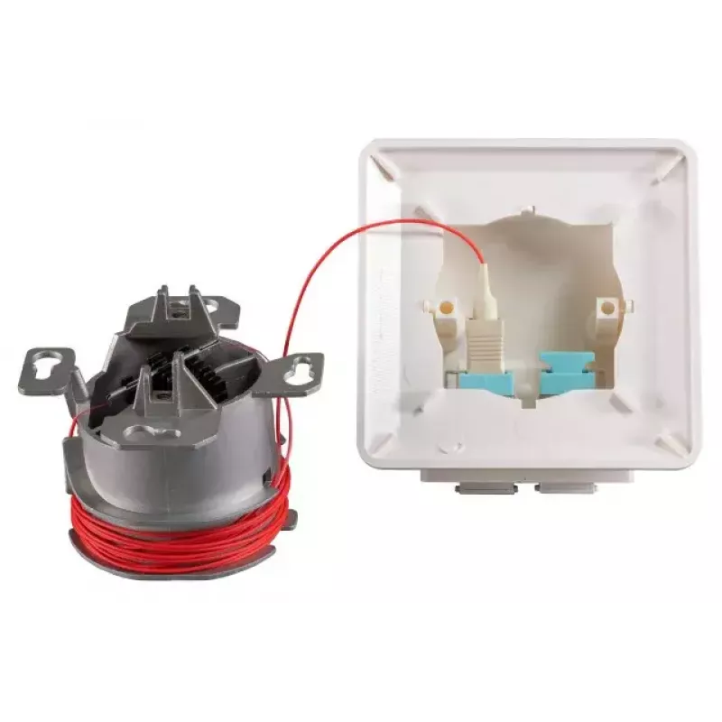 Presa dati FTTH da incasso EFB Elektronik FTTH-OUTLET-SC-OM3 bianco