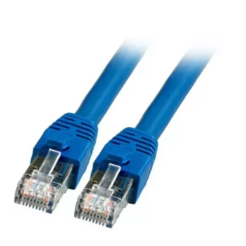 Cavo di rete EFB Elektronik K5528BL.0.5 blu 0,5 m Cat8.1 S/FTP