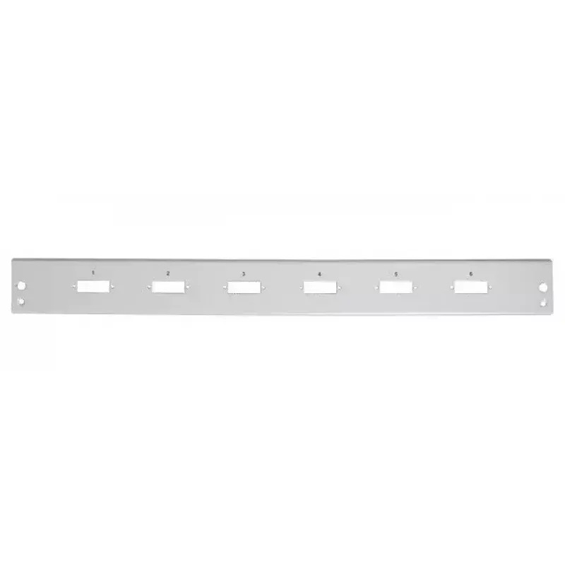 Accessorio per patch panel EFB Elektronik VSB-FP-6SC-D-V — montaggio rack 1U per fibra SC (6 porte)