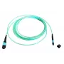 Cavo in fibra ottica MTP EFB Elektronik MTPF12MTPFOM3-2-A — OM3, 2 m, 50 µm, aqua