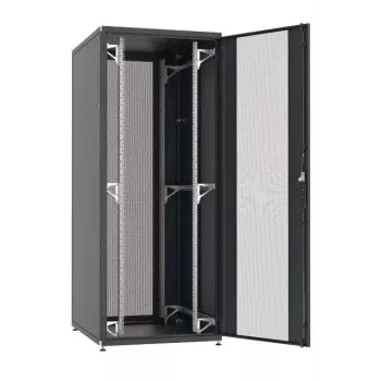 EFB Elektronik PRO 42U 19" Armadio per server, 800x1000 mm, porta anteriore e posteriore perforata, grigio chiaro RAL 7035