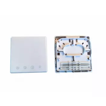 Scatola di connessione di rete EFB Elektronik FTTH-BOX-IN-6, case in plastica, 80×80×28 mm, bianco