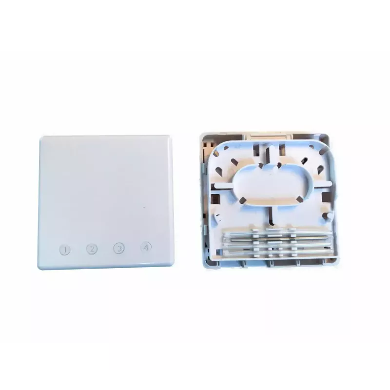 Scatola di connessione di rete EFB Elektronik FTTH-BOX-IN-6, case in plastica, 80×80×28 mm, bianco