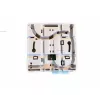Scatola di connessione di rete EFB Elektronik FTTH-BOX-IN-6, case in plastica, 80×80×28 mm, bianco