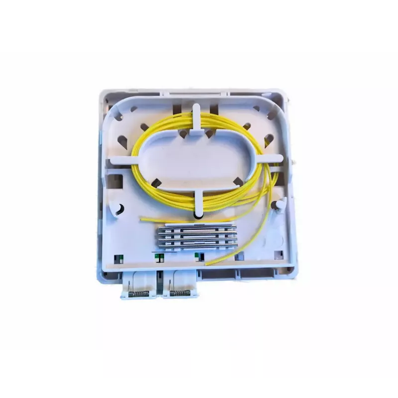 Scatola di connessione di rete EFB Elektronik FTTH-BOX-IN-6, case in plastica, 80×80×28 mm, bianco