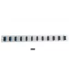 Accessorio per patch panel EFB Elektronik SB-FP-12SC-D-V-OS2 — montaggio rack 1HE, 432×13×43,5 mm, grigio