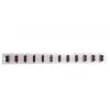 Accessorio per patch panel EFB Elektronik SB-FP-12SC-D-V-OS2 — montaggio rack 1HE, 432×13×43,5 mm, grigio