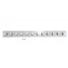 EFB Elektronik SB-FP-12SC-S-OM4 Pannello frontale con 12 accoppiatori LC duplex OM4, grigio, 1U