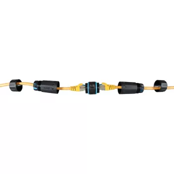 Adattatore RJ45 Cat.6 IP68 EFB Elektronik modello IP68DFKRJ45WP – connettore Ethernet impermeabile