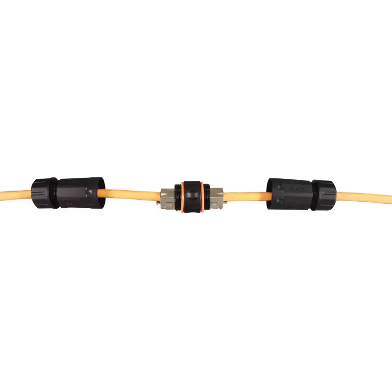 EFB Elektronik IP68DFKRJ456AWP connettore per cavi 2x RJ-45 nero
