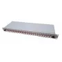 EFB Elektronik B65901.6OM4 Breakout box, 6 accoppiatori LC duplex OM4, parzialmente equipaggiata, grigio