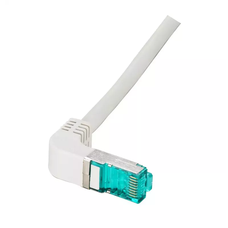 EFB Elektronik MK6001W.0,25G Cavo patch angolato RJ-45 Cat6a S/FTP, 0,25 m, grigio