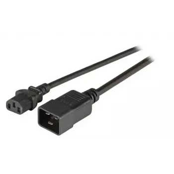 Cavo di alimentazione EFB Elektronik EK531.3V2, 3 m, connettore femmina C20 su connettore femmina C13, 250 V, 10 A, nero